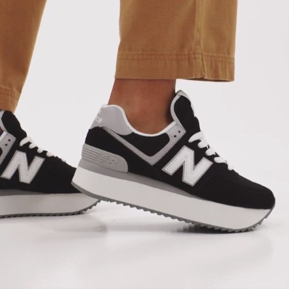 New Balance Womens 574 Stacked WL574ZSA - Picture 2 of 8
